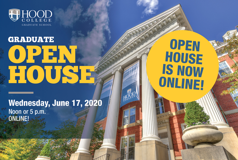 Graduate School Online Open House Hood College